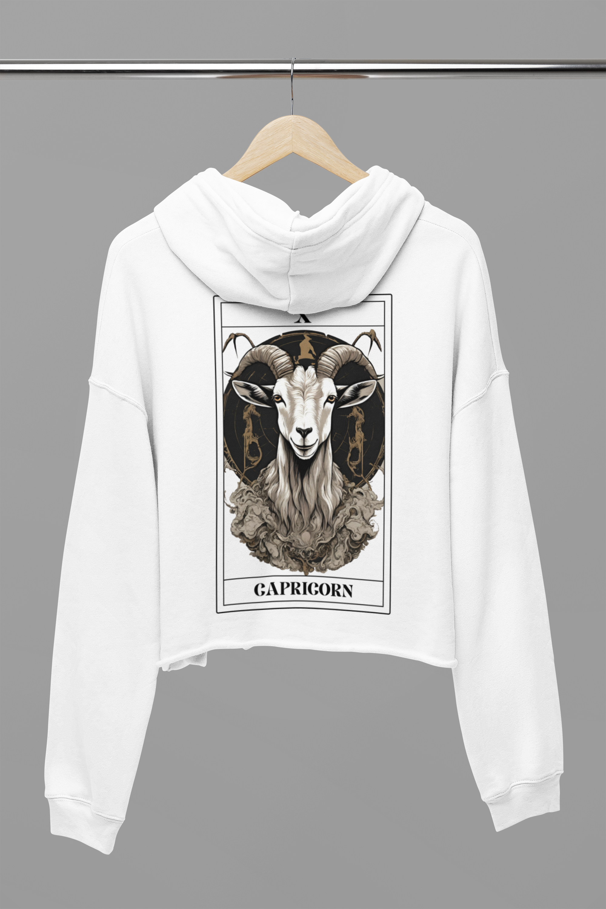 Astro Tarot Cropped Hoodie